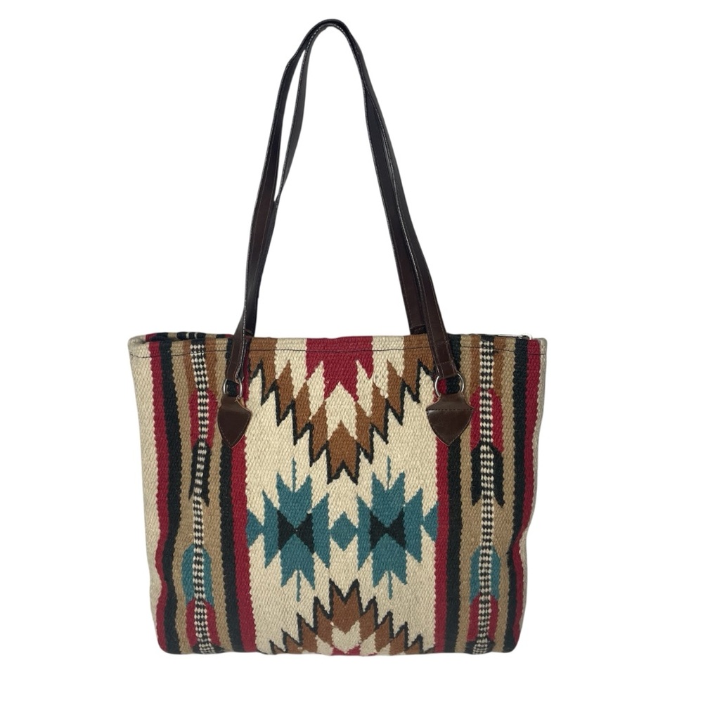El Paso Saddle Blanket Co Tote Bag Large Maya Modern Purse J Wool Southwestern